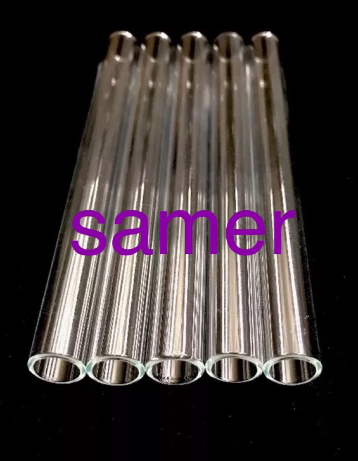 4 inch long 5 Piece Pyrex Glass Tubes 12 mm OD 2 mm Thick Wall Tubing HeavyGWE849F EP-21RT11197 Ship from USA