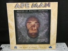 Ape Man Story of Human Evolution Laserdisc 2 Discs Walter Cronkite A E LVD9414