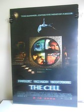 The Cell (2000) Original 2 Sided Advance Movie Poster Jennifer Lopez JLo 27x40