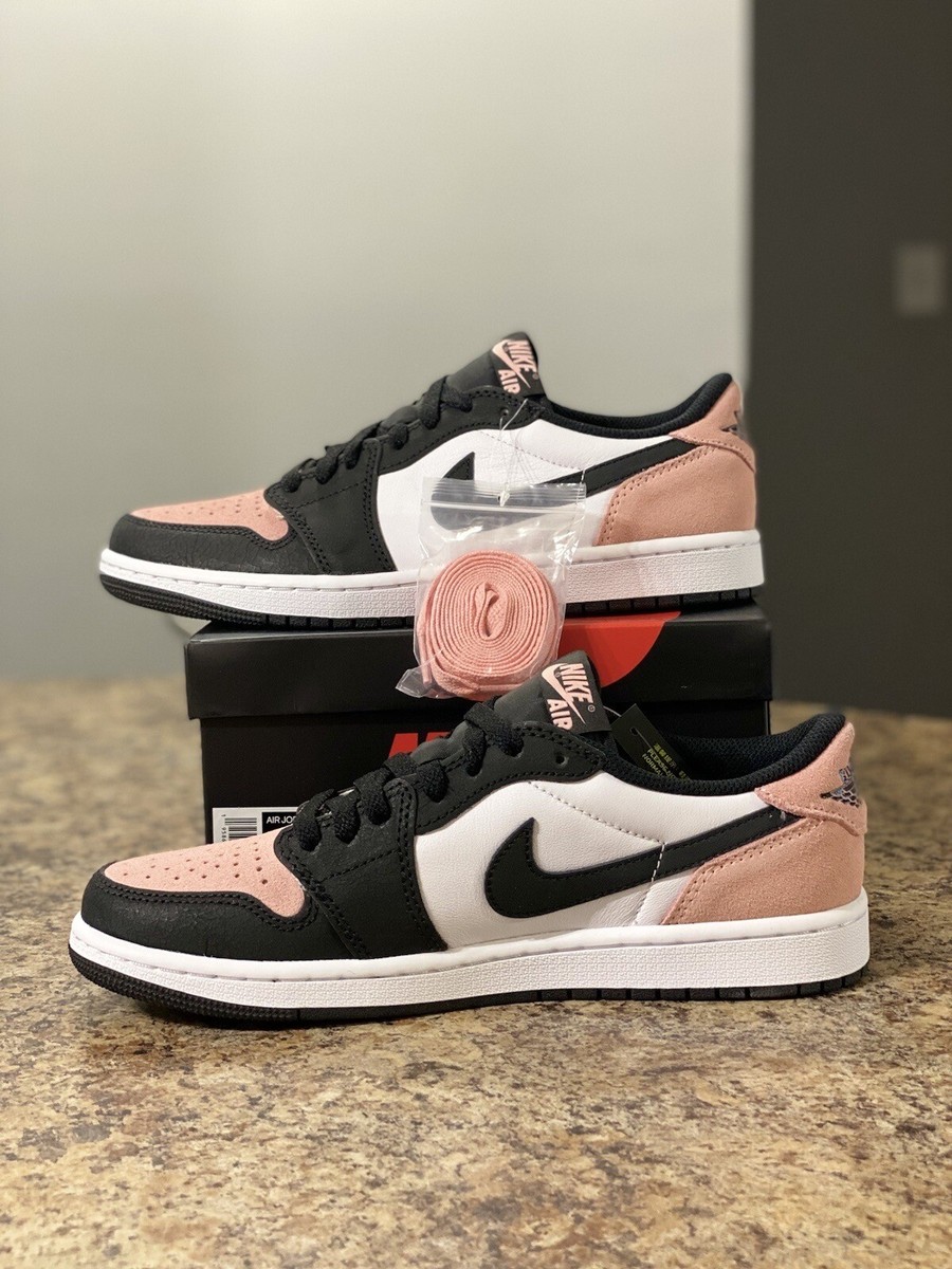 Air Jordan 1 Low OG Bleached Coral CZ0790-061 Men's New Authentic