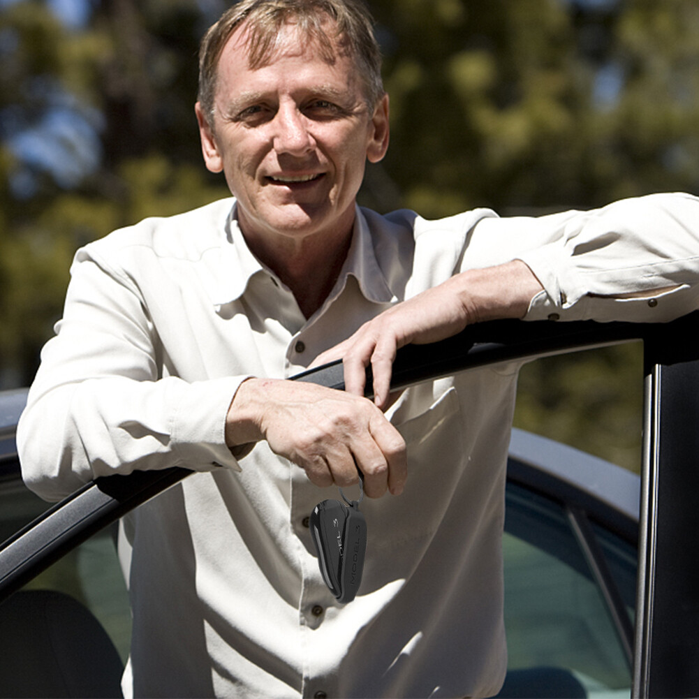 Car Key Fob Case Silicone Band Cover for Tesla Model 3 Accessories