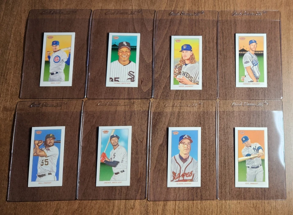 2020 Topps T206 206 Series 4 Complete Set (50) Sleeved Harper Cobb Alvarez Ryan - Image 4 of 4