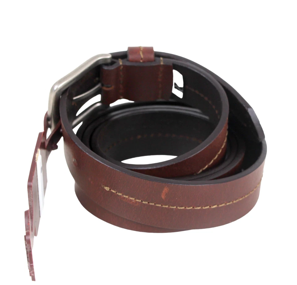 Новый с Ярлыками Route 66 коричневый из натуральной кожи 1 1/4» Wd повседневное платье мужской ремень Sz 46 (74A - Изображение 4 из 4