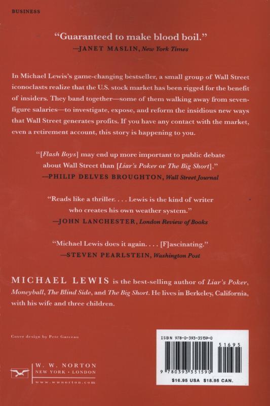Thumbnail - Flash Boys | A Wall Street Revolt | Michael Lewis | Taschenbuch | 304