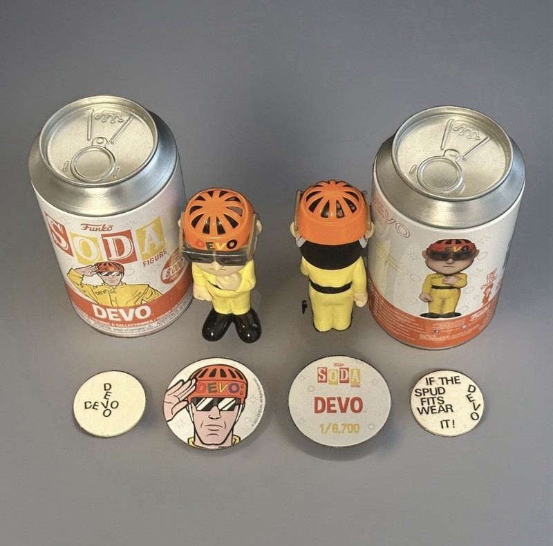 DEVO Funko Vinyl Soda: Satisfaction LOT of 2 Cans