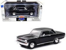 New Ray 71823B 1/25 1964 Chevrolet Nova SS Black "Muscle Car
