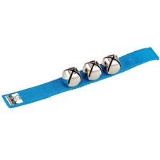 Nino Wrist Bells Strap with 3 Bells Blue 9 in...