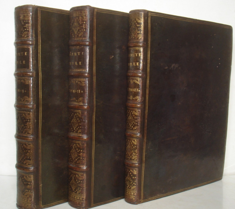 La Sainte Bible — Desprez, 1730, 3 vol. in-4, plein maroquin.