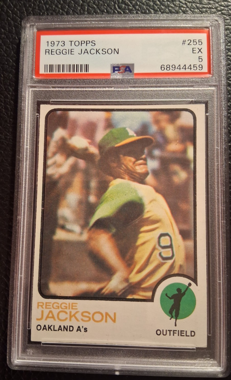1973 Topps Reggie Jackson Card #255  PSA 5- EX