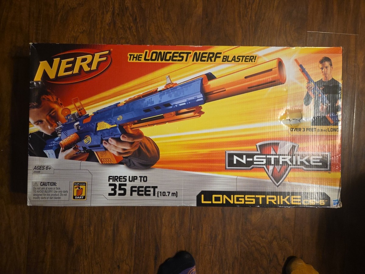 Nerf Longstrike CS-6 New Sealed Box Wear 653569522515| eBay