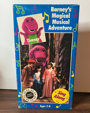 Barney's Magical Musical Adventure - Sing Along - (VHS, 1992)