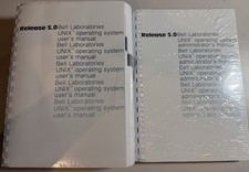 Vintage Original Bell Labs UNIX Release 5.0 Manual Set