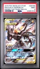 PSA 9 - PIKACHU & ZEKROM GX - SM168 SM BLACK STAR PROMO TAG TEAM TINS POKEMON