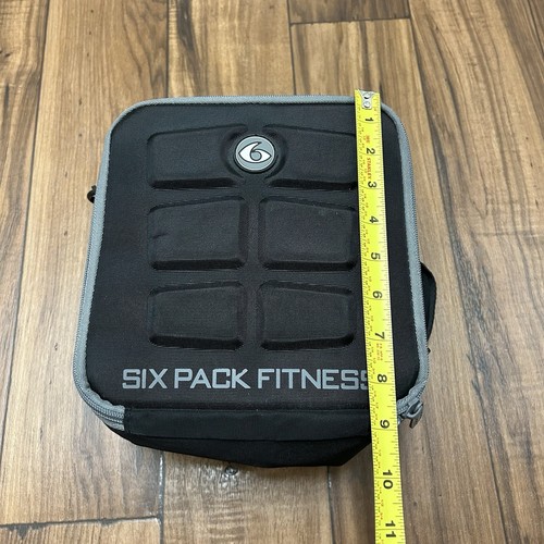 Six Pack Fitness Black Meal Prep Bag Insulated Cooler Lunch Box - Picture 11 of 12