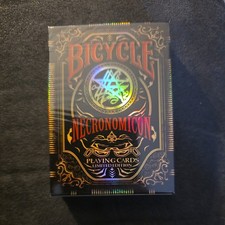 Bicycle Necronomicon Playing Cards Deck Limited Edition Foil Tuck RARE 
