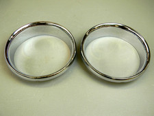 19561957 Lincoln Continental Mark Ii Front Headlight Bezels Pair