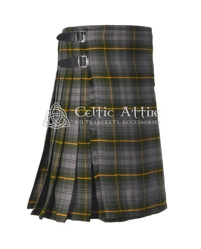 Gordon Weathered Muted 8 Yard Scottish Kilt - Made to Order By Celtic Attire