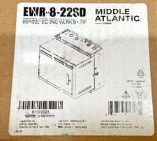 Middle Atlantic Pivoting Wall Mount Rack 8U EWR-8-22SD             NEW SEALED 