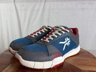 KURU Quantum Men s 9.5 Blue Gray Red Orthopedic Comfort Sneakers Shoes