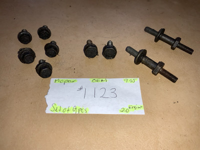OEM valve cover bolts, POSS fit 2.0 MOPAR Engine, 9pc Set