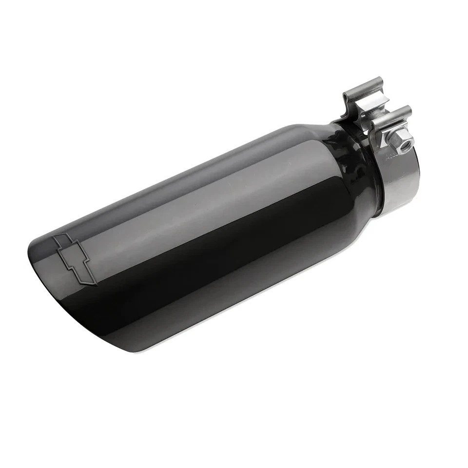 OEM GM 2014-2026 Chevy Silverado 1500 Negro Cromo Escape TIp 84521819 Foto 2 de 4