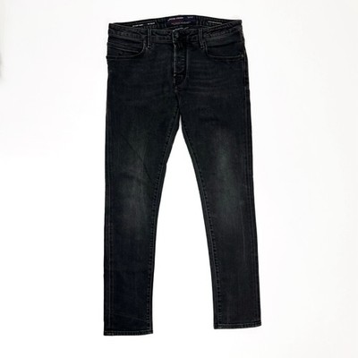Jacob Cohen Type 672 C Comfort Jeans Black Washed Denim Size 33
