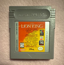 Virgin Interactive The Lion King Nintendo Game Boy 1994 KA-Kids to Adults