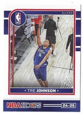 2024-25 Panini Haunted Hoops Basketball Tre Johnson Extended Rookie Card #2 RC. rookie card picture
