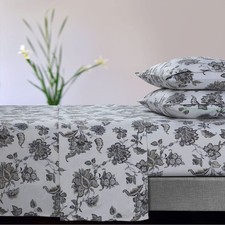 Ultra-Soft Flannel Sheet Set, 170-GSM Cotton, Deep Pocket, Cozy Winter Beddin...