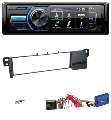 JVC Bluetooth CAN Bus USB DAB Car Stereo for BMW 3 Series E46 2002-2007 Black