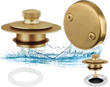 Bath Tub Drain Trim Set Conversion Kit Assembly, With Easy Installation Lift and