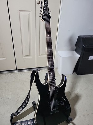 Black Ibanez 6 String RG2EX1-BK Standard Electric Guitar