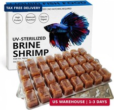 Liquid Brine Shrimp Fish Food, No Hatching Required, Ready-to-Feed Fish Fry Food