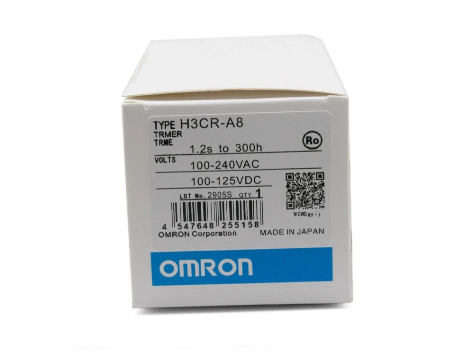 NEW IN BOX OMRON Timer H3CR-A8 H3CRA8 100-240VAC / 100-125VDC  US Free TAX - Image 2 of 4