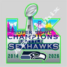 Super Bowl Champions Seattle Seahawks Die-Cut...