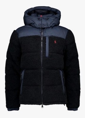 Polo Ralph Lauren Herren Gorham Utility Daunen Fleece gefütterte Jacke marineblau 2XL UVP £429