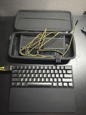 Wooting 60HE v2 Mechanical Wired Keyboard Black Illuminated Wrist Wrest  Case