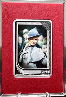 Moneda comercial Agoro Harry Potter 2024 Fleur Delacour #20 1 oz plata escaso rubí