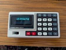 1970s VINTAGE CASIO MINI ROOT-M POCKET CALCUL...