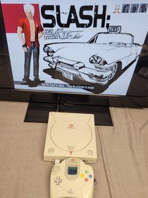 Crazy Taxi 2 Sega Dreamcast DISC ONLY, Heavy Scratches/Blockbuster Sticker Works