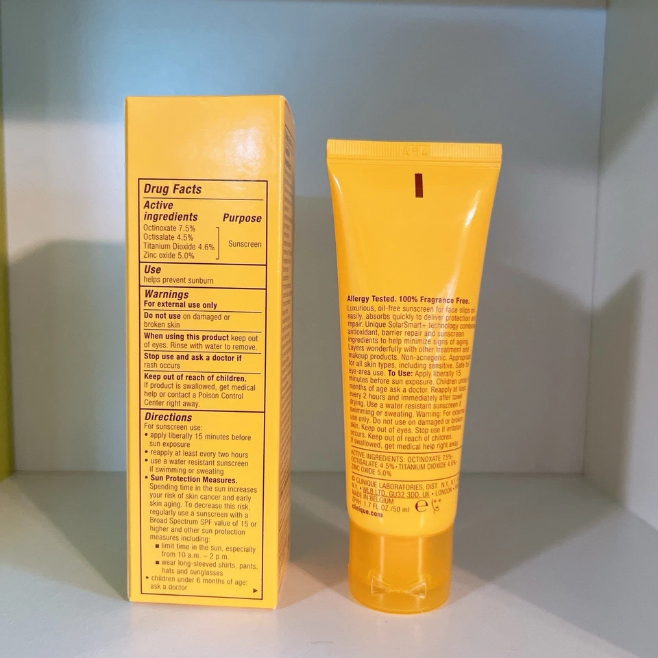 Crema facial antiarrugas Clinique SPF 30 1,7 oz/50 ml nueva en caja Foto 2 de 3