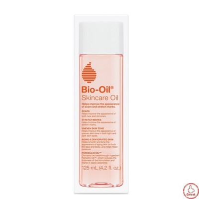 Skincare Body Oil and Scar Treatment with Vitamin E for Stretch Marks,Dark-2pack