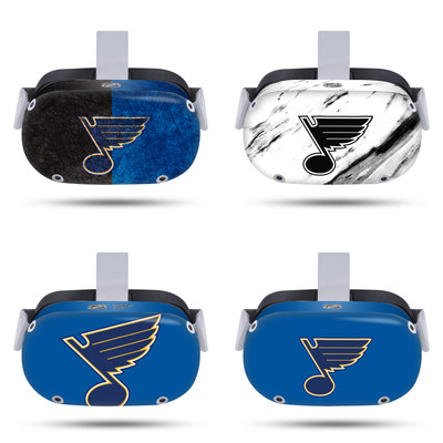 OFFICIAL NHL ST LOUIS BLUES VINYL STICKER SKIN DECAL COVER FOR META QUEST