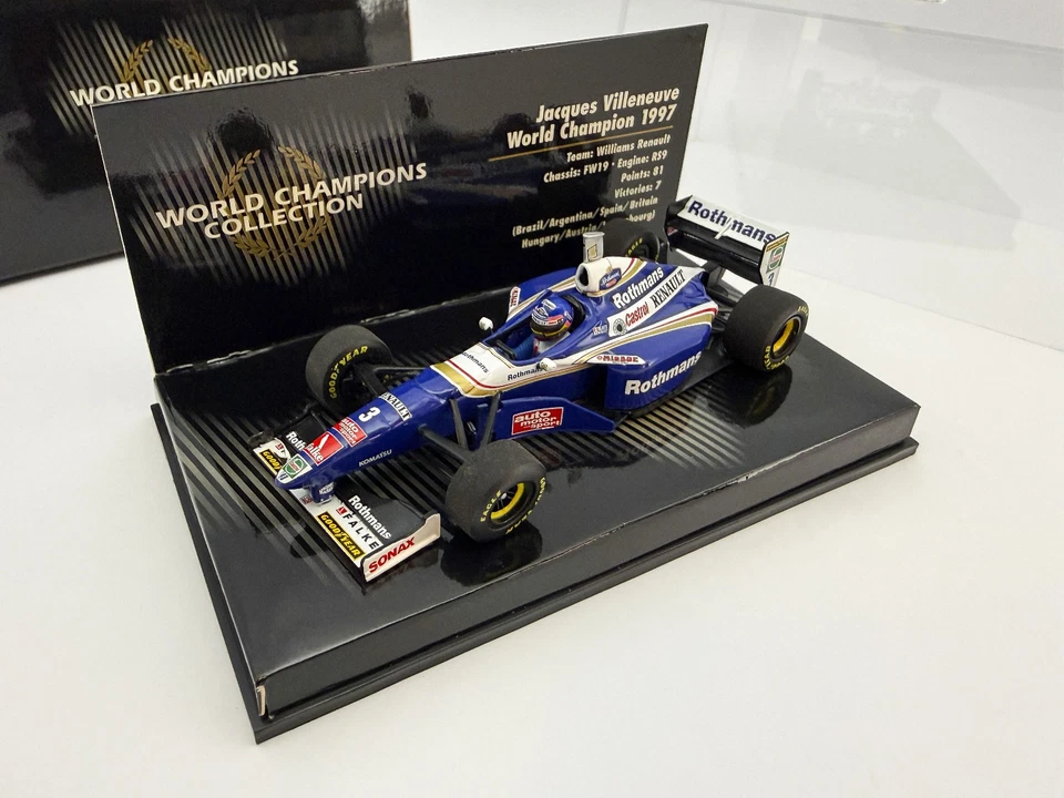 1997 Villeneuve Williams FW19 1:43 Minichamps 436970003 Rothmans - Immagine 2 di 4