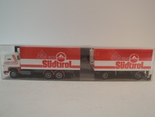 ++ K60 1/87 Albedo LKW Scania 111 Kühlkoffer-Hängerzug Obst aus Südtirol NEU OVP