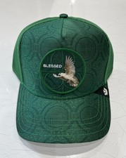 Sombrero de Camionero Goorin Bros Edición Limitada Religioso Bendito Verde-Nuevo Con Etiqueta