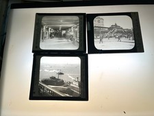 Three Keystone Glass Magic Lantern Slides NYC 1920-1920
