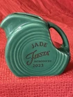 Fiestaware Jade Mini Disk Pitcher Introduced 2023 Original Sticker USA Fiesta