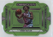 2020-21 Panini Obsidian Eclipse Electric Etch Green Flood Jimmy Butler #20 1a1r