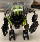 LEGO Bionicle Black Bohrok Nuhvok 8561 Complete Action Figure w/ Krana Mask 2002